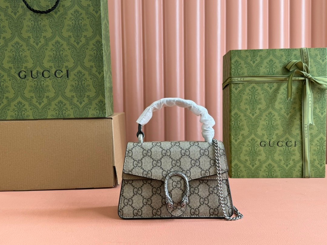 Gucci Dionysus Beige GG Supreme shoulder everyday