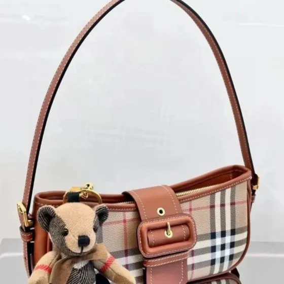 Burberry Brown shoulder bag Premium Replica