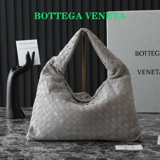 Bottega Veneta Gray 25x18x10cm shoulder bag Top Quality Replica