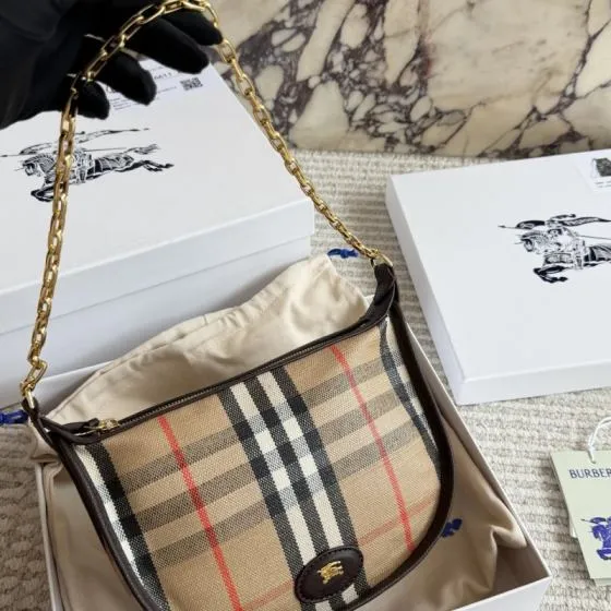 Burberry Brown 25x18x10cm shoulder bag Top Quality Replica