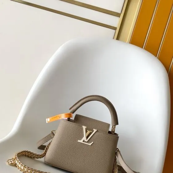 Louis Vuitton Capucines Taupe mini crossbody AAA Quality Replica