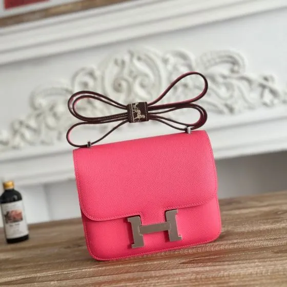 Hermes Constance Pink crossbody — AAA Quality Replica
