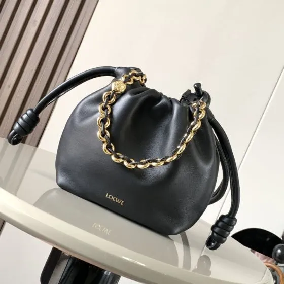 Loewe Black 18x12cm shoulder bag Top Quality Replica