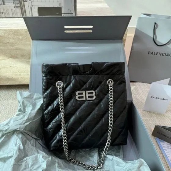 Balenciaga Black shoulder bag Top Quality Replica