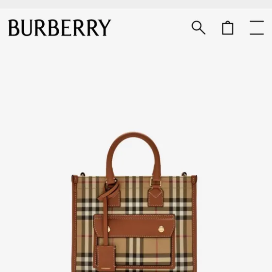 Burberry Brown 18x12cm shoulder bag Top Quality Replica