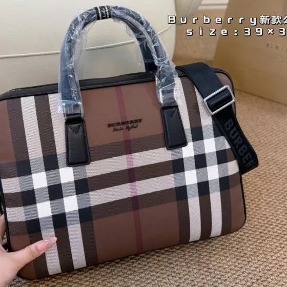 Burberry Brown Check 39x30cm work Top Quality Replica