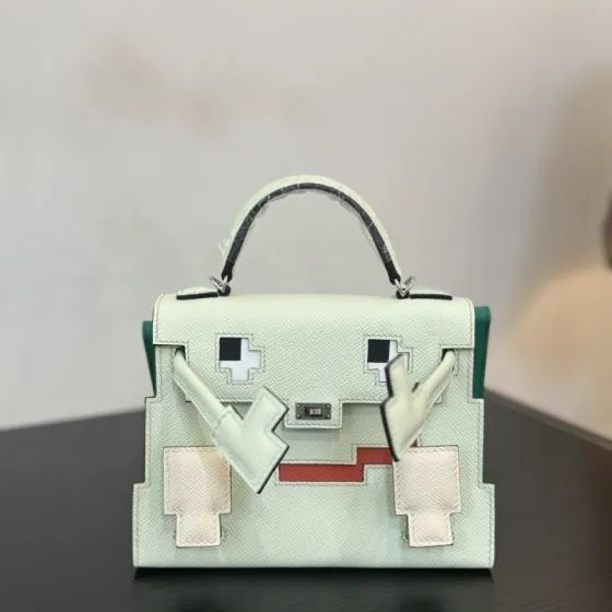 Hermes Mosaic Mint Green and White everyday AAA Quality Replica