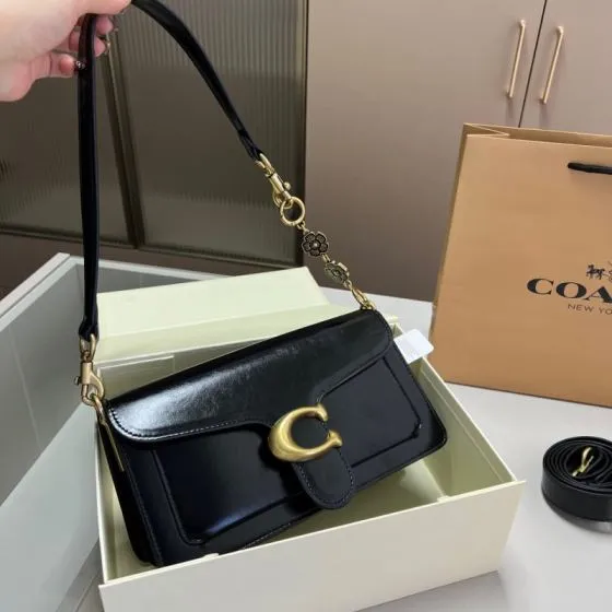 Coach Black 40x30x16cm shoulder bag AAA Quality Replica