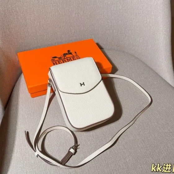Hermes White crossbody Premium Replica