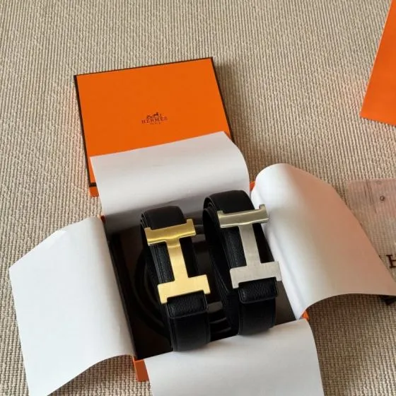 Hermes Black leather 38mm everyday — Top Quality Replica