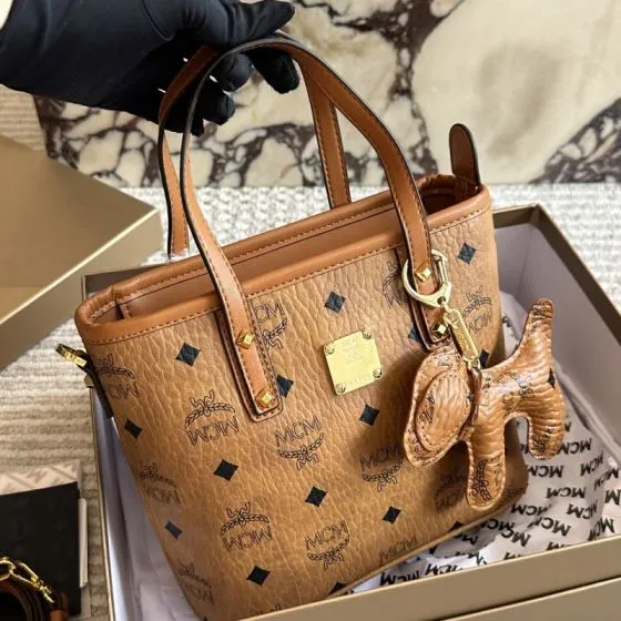 MCM Toni Visetos 19x16cm shoulder bag Top Quality Replica