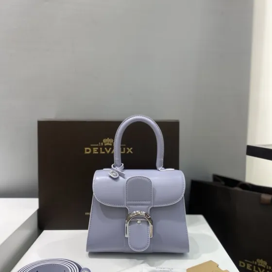 Delvaux Brillant Lavender purple mini crossbody AAA Quality Replica