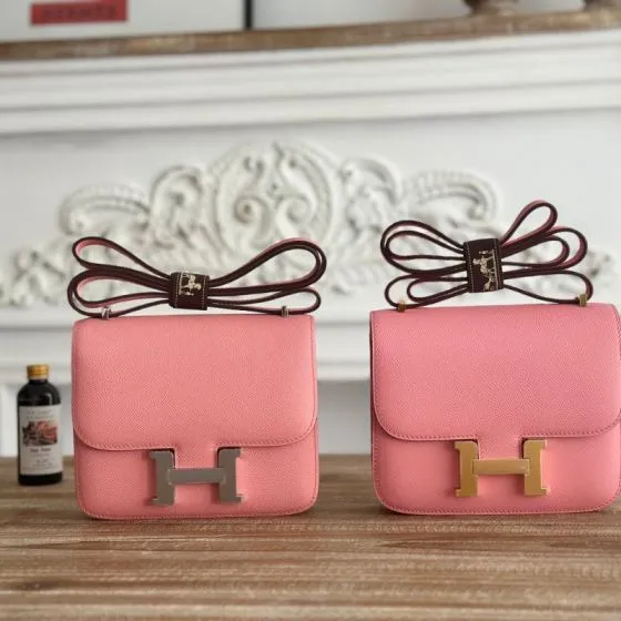 Hermes Constance Pink crossbody — Premium Replica