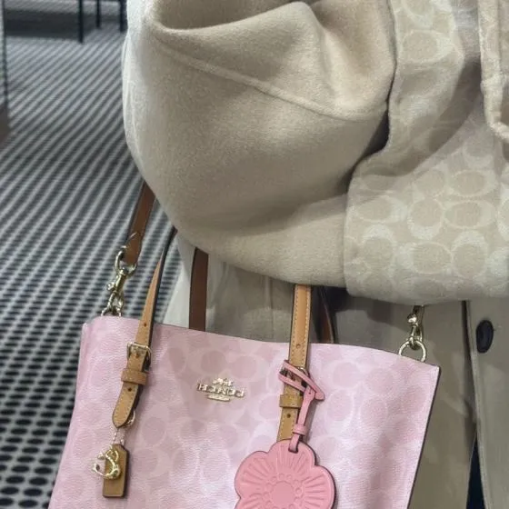 Coach Pink 25x18x10cm shoulder bag Premium Replica