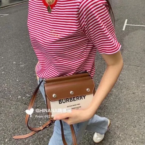 Burberry Brown 25x18x10cm shoulder bag Premium Replica