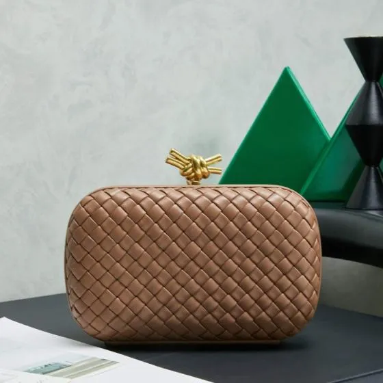 Bottega Veneta Brown shoulder bag Premium Replica