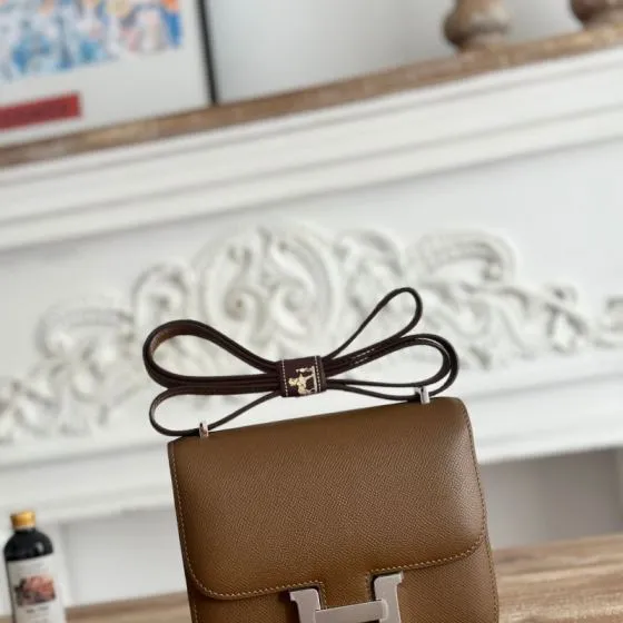Hermes Constance Brown crossbody — 1:1 Replica