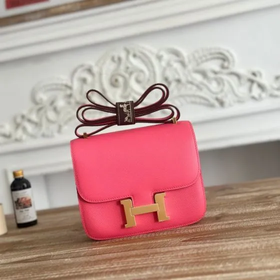 Hermes Constance Pink crossbody — Premium Replica