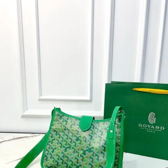 Goyard Green shoulder bag 1 1 Replica