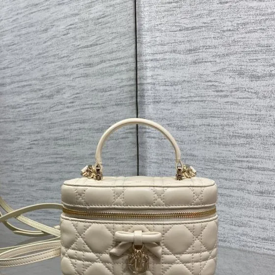 Dior Lady Vanity Cream crossbody AAA Quality Replica