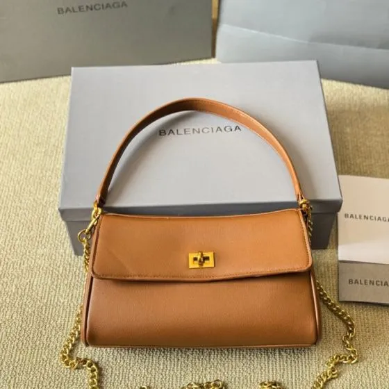 Balenciaga Brown shoulder bag Premium Replica