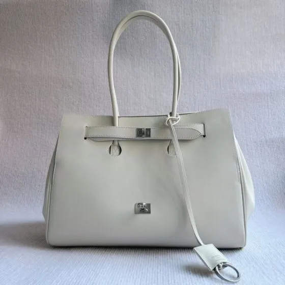 Balenciaga White shoulder bag 1 1 Replica