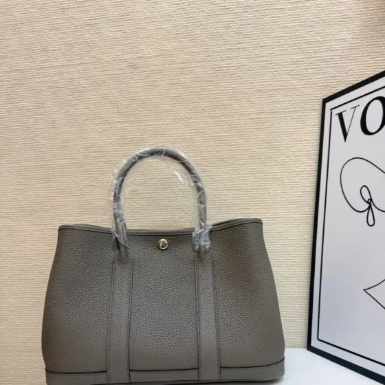 Hermes Garden Party 30 Taupe 30cm tote — AAA Quality Replica