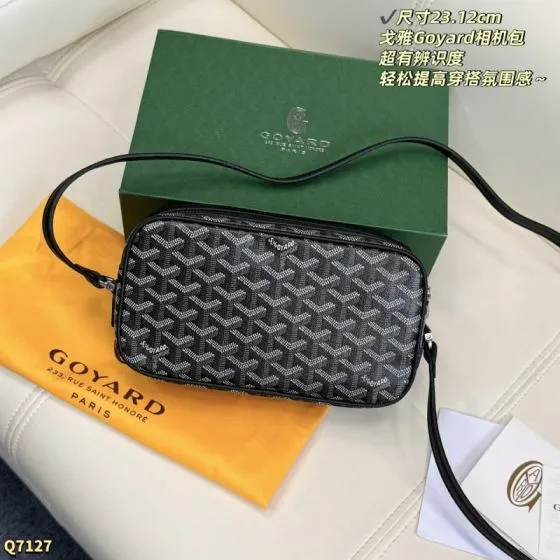 Goyard Black 23 12cm crossbody AAA Quality Replica