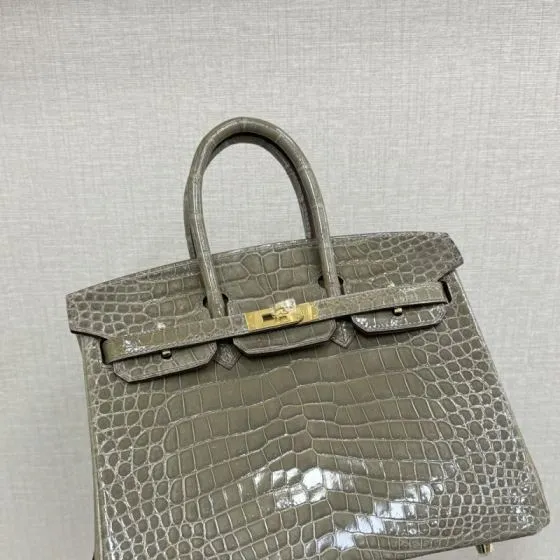 Hermes Birkin 25 Gray 25cm everyday — AAA Quality Replica