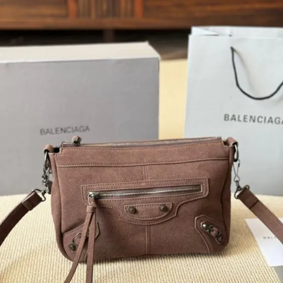 Balenciaga City Brown 38x28x15cm shoulder bag AAA Quality Replica