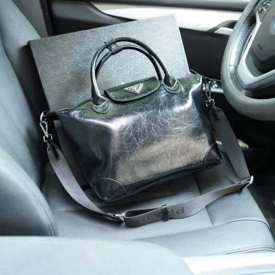 Prada Black 25x18x12cm shoulder bag Premium Replica