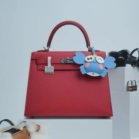 Hermes Kelly Red Epsom work Top Quality Replica