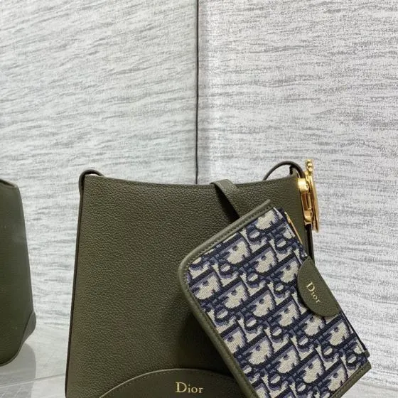 Dior Olive green shoulder Premium Replica