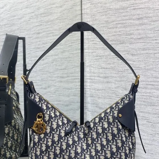 Dior Blue Oblique shoulder — Premium Replica