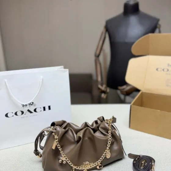 Coach Lambskin shoulder bag AAA Quality Replica