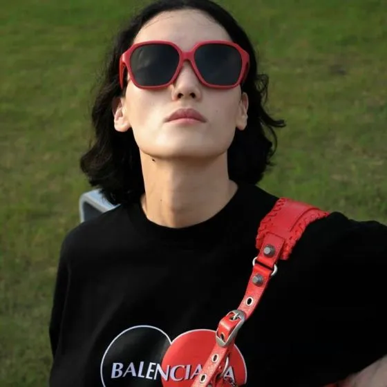 Balenciaga Le Cagole Red 26x14cm shoulder bag 1 1 Replica