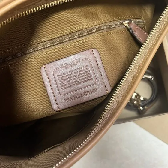 Coach Brown shoulder bag Premium Replica