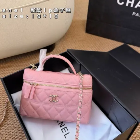 Chanel Pink 19x13 crossbody Top Quality Replica
