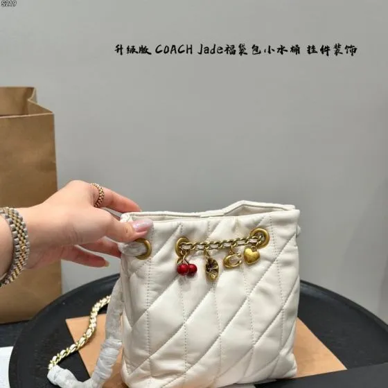 Coach Pink 25x18x10cm shoulder bag Top Quality Replica