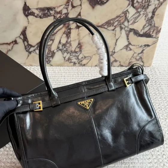 Prada Black 40x30x16cm shoulder bag 1 1 Replica