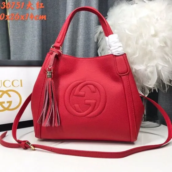 Gucci 336751 Red 30x26x14cm shoulder AAA Quality Replica
