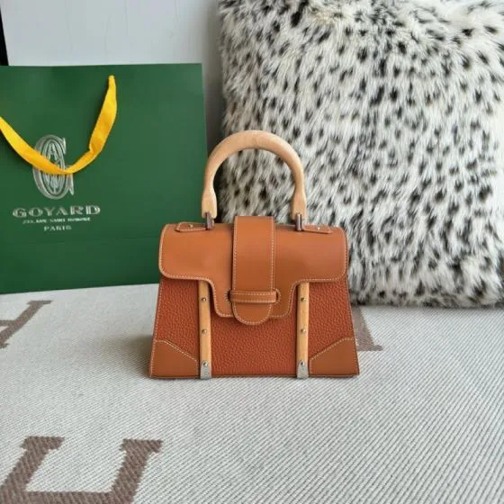 Goyard Brown 18x12cm shoulder bag AAA Quality Replica