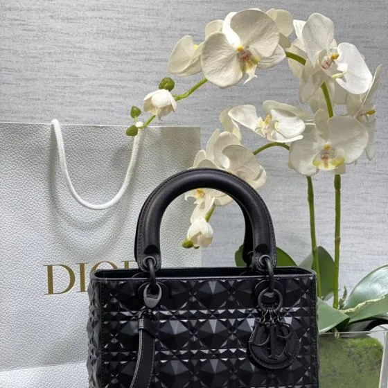 Dior Lady Black shoulder Premium Replica