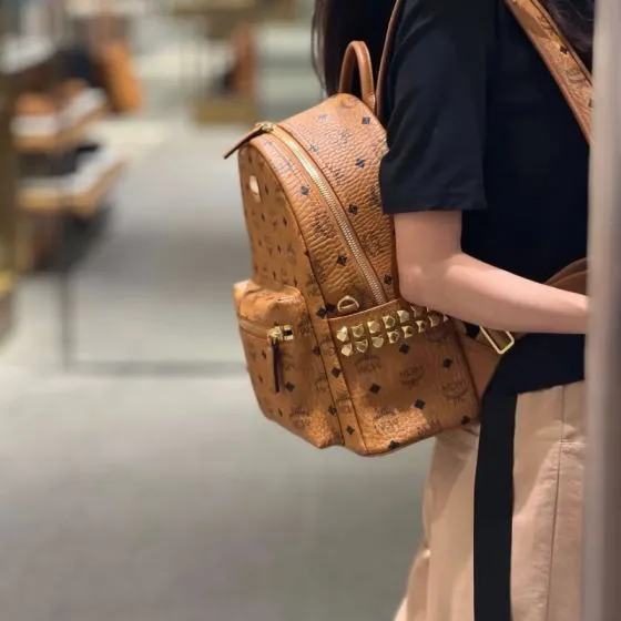 MCM Stark Visetos 30x38x15cm shoulder bag AAA Quality Replica