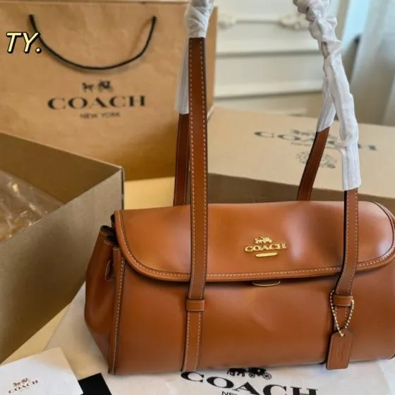Coach Brown shoulder bag AAA Quality Replica