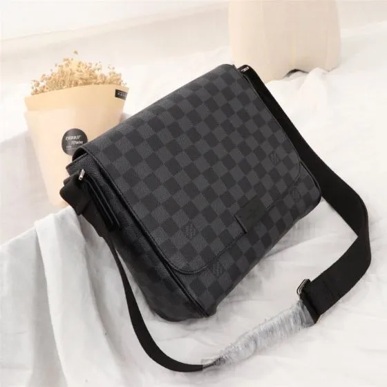 Louis Vuitton Damier Graphite 27x23x8cm crossbody Top Quality Replica