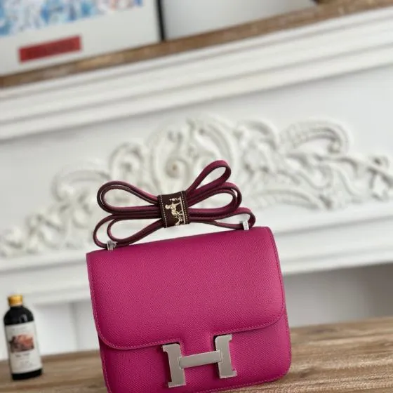 Hermes Constance Fuchsia Pink shoulder — Premium Replica