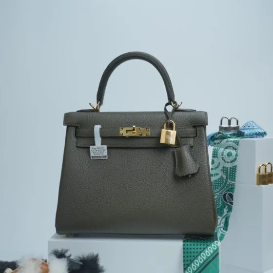 Hermes Birkin Olive Green Togo Leather 30cm everyday — 1:1 Replica