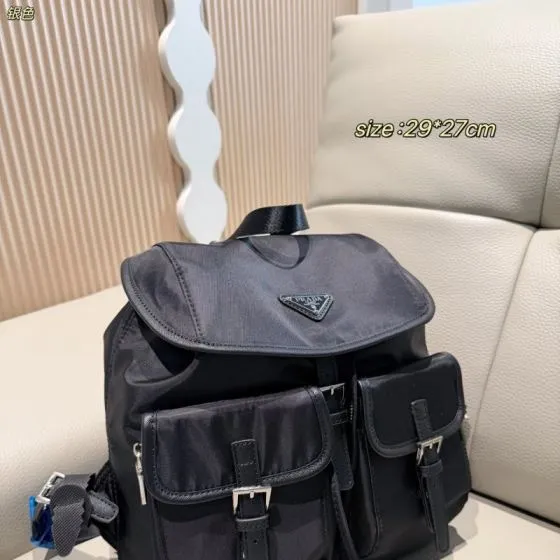 Prada Nylon black 29 27cm backpack Premium Replica