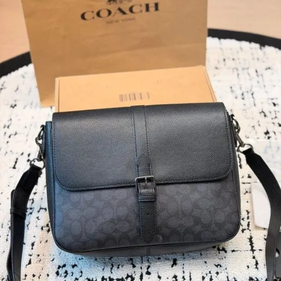 Coach Black shoulder bag AAA Quality Replica